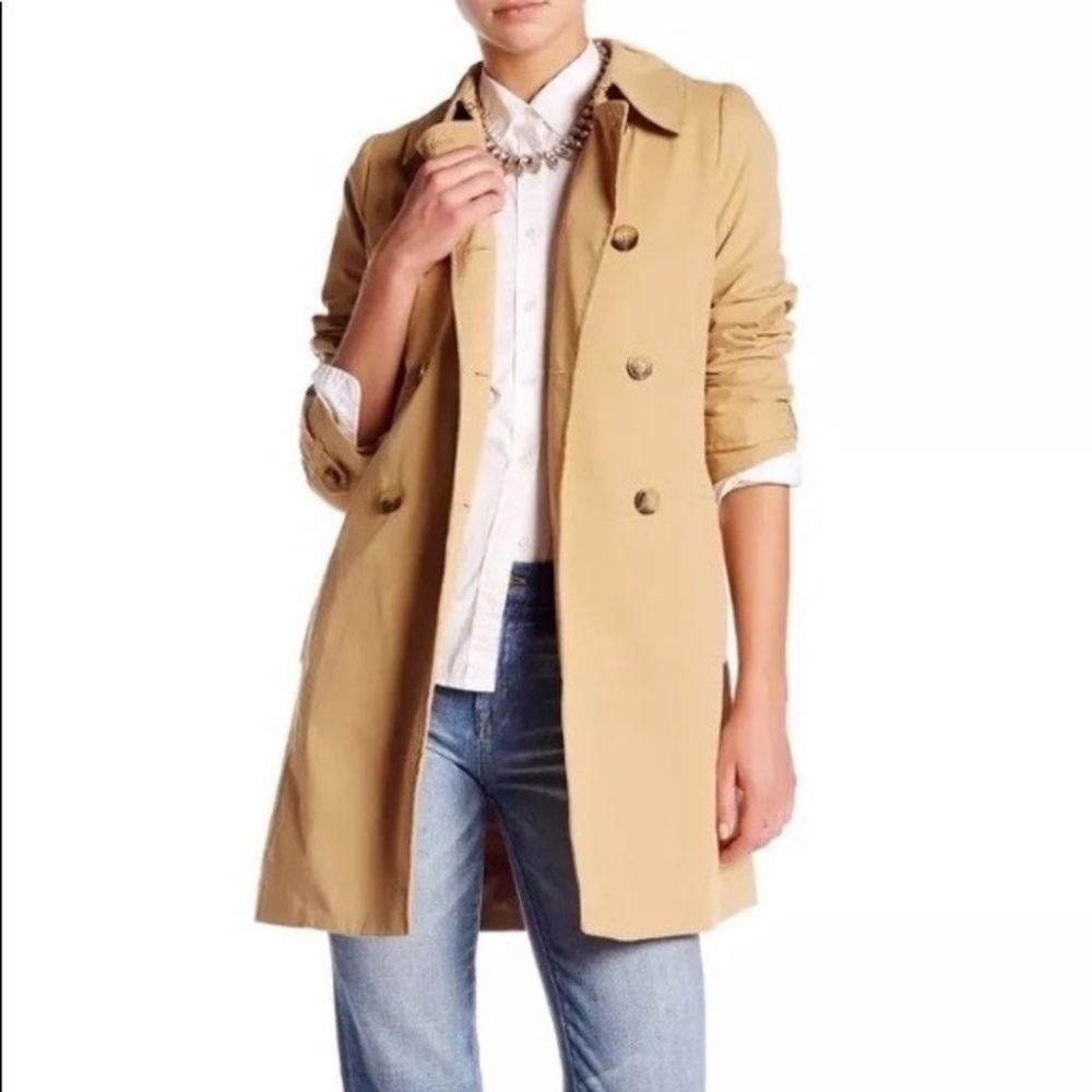 NWT J. Crew Trench Warm Bisque 4P